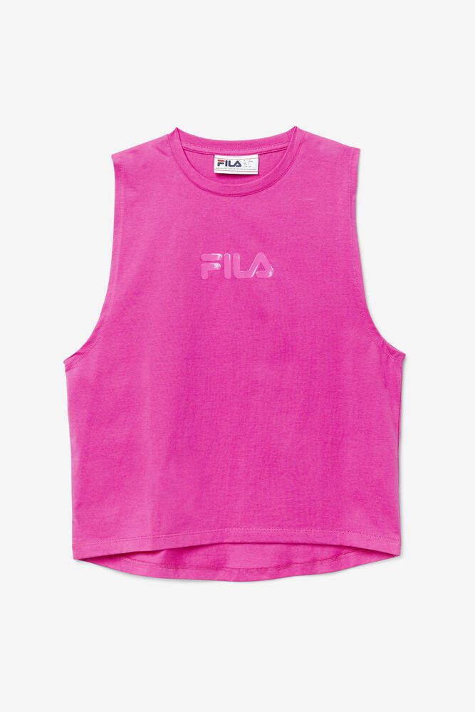 Fila Tank Top Diella Womens Pink - India RJF-567941